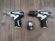 Makita Twin Set - Trapano avvitatore a percussione combinato senza fili HP330D TD090D - per ricambi