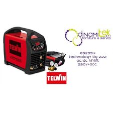 852054 SALDATRICE TECHNOLOGY TIG 222 AC/DC HF/LIFT 230V + ACC. TELWIN