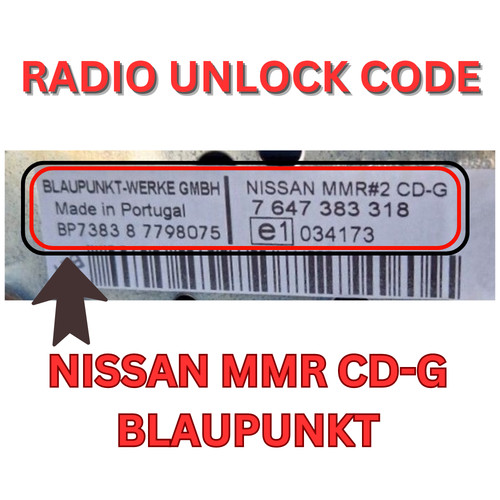 Codice radio sblocco - radio, per