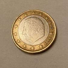 MONETA RARA DA 1 EURO BELGIO 1