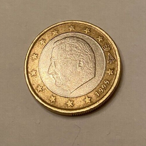 Moneta rara euro belgio 1 - belgio,