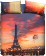 Completo Copripiumino Bassetti Matrimoniale Paris Forever 100% puro cotone