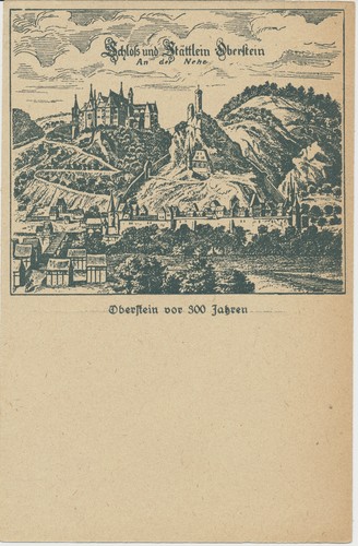 Cartolina oberstein 300 - 300, anni