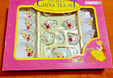 China Tea Set Mini Servizio Tè 17 Pezzi Porcellana Vintage Bambini Bambole