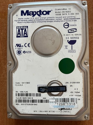 Hard disk sata maxtor - sata,