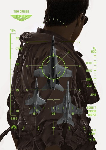 Top gun maverick poster cm - gun,