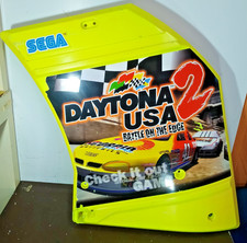 Sega DAYTONA 2 Arcade game Cover Pannel Left Yellow / PANNELLO SINISTRO
