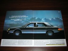 RENAULT 25 V6 TURBO 1985 pubblicità/advertising/werbung