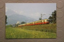 Cartolina Treni Locomotiva Elettrica RAe TEE II del 1961 FFS pressi Brunnen 1986