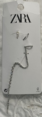 Nwt zara silvertone clear - nwt,