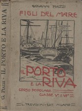 Il porto e la riva. . Giovanni Piazzi. 1909. .