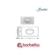 PLACCA COMANDO ELLIPSE BIANCA