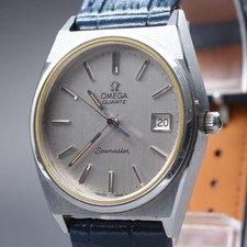 Orologio Uomo Vintage 1977 N MINT OMEGA Seamaster Quartz Cal.1342 Data 35mm...