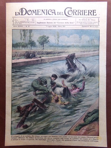 Copertina domenica corriere - copertina,