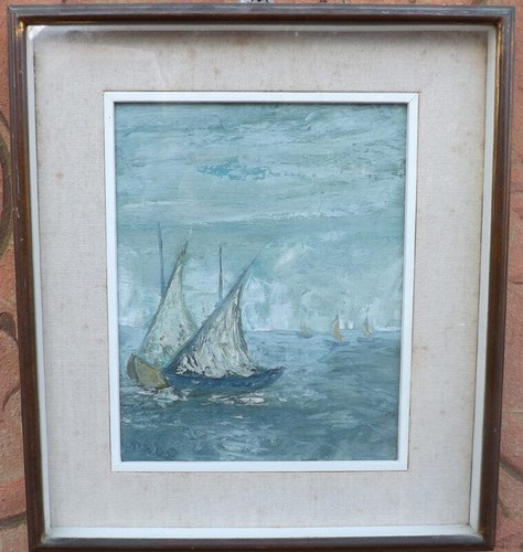 Dipinto olio fimato con - olio,