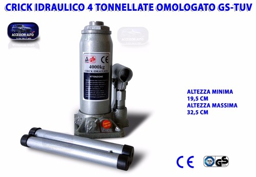 Crick idraulico bottiglia - crick,