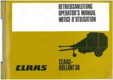 Claas pressa rotonda 34