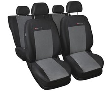 Coprisedili Auto in Velluto Grigio Set Fodere per Nissan Primera P10 P11 P12