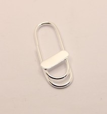 Fermasoldi argento rodiato - fermasoldi,