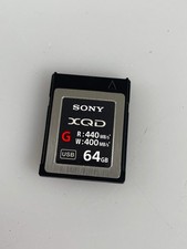 Sony 64GB Serie G XQD G Scheda di Memoria 440 MB/s Leggi 400MB/s Scrivi