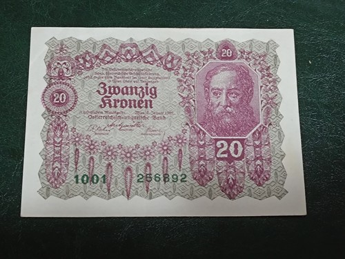 Banconota austria 20 corone - banconota,