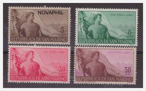 San marino 1948 lavoro - marino,