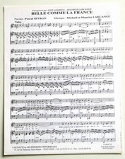 Partition double sheet music