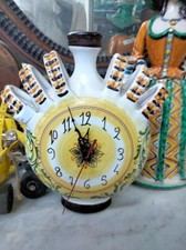 caltagirone orologio bummulu fiasca altezza cm 27 base lume