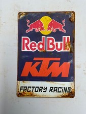 Insegna Red Bull KTM 20x30 cm