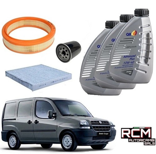 Kit tagliando fiat doblo 2cc - tagliando,