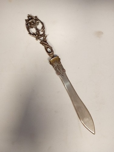 Tagliacarte stilizzato argento - stilizzato,