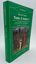 Tutto il teatro 1 Henrik Ibsen Club del libro fratelli Melita 1987