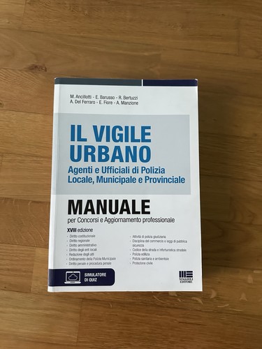 Manuale vigile urbano - manuale, urbano”