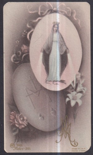 Santino antico madonna - santino, la