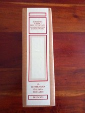 TRECCANI La Letteratura Italiana Ricciardi SCRITTORI POLITICI DELL'OTTOCENTO...