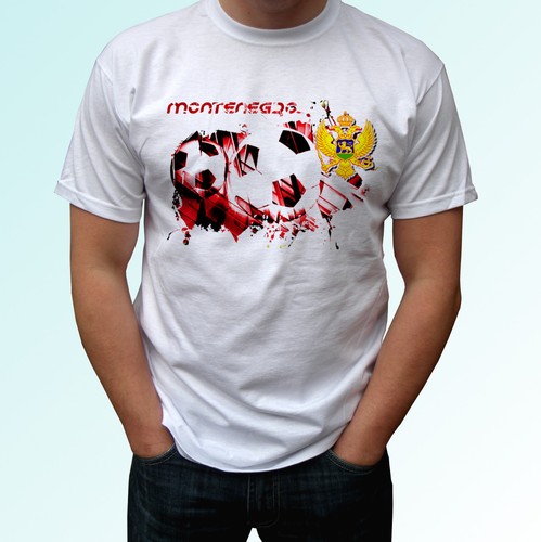 Bandiera calcio montenegro - bandiera,