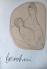 Venturino Venturi - Litografia originale firmata su lastra