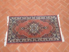 tappeto rosso fatto a mano in cotone ,da camera da letto o salotto