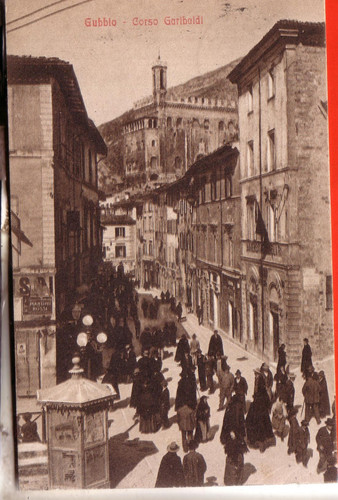 Cartolina gubbio fp - gubbio,