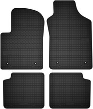 Tappetini in gomma Neri per Fiat 500 2007-2013 Set da 4 pezzi