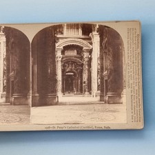 Rome stereoview c1895 real - stereoview,