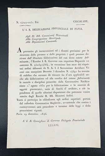Editto manifesto regno - manifesto,