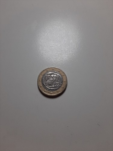 Moneta euro gufo grecia 2002 - gufo,