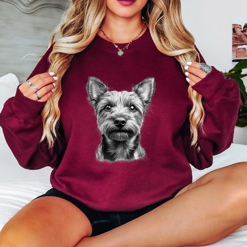 Felpa donna terrier cane - da,