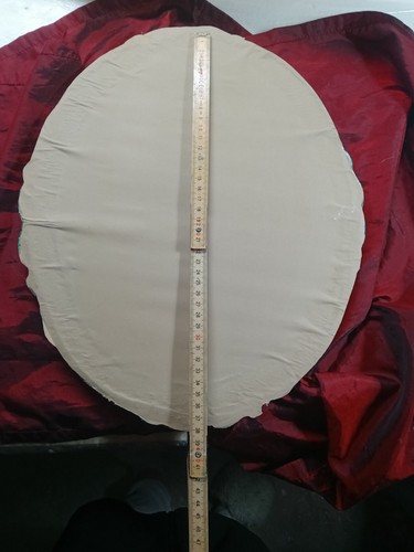 Specchio ovale decorato mano - decorato, a