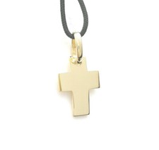 CROCE IN ORO GIALLO 18 CT (