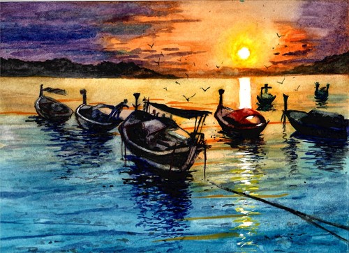 Barche pesca riposo - da, a