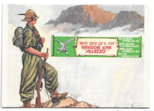 CARTOLINA MILITARE ,ALPINI -