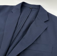 MENS J CREW LUDLOW SLIM NAVY MOON QUALITY BRITISH CLOTH BLAZER SPORT COAT 40S