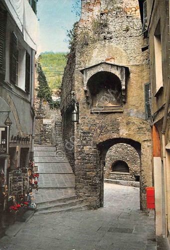 Cartolina portovenere porta - portovenere,